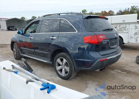 2011 Acura Mdx Technology Package z USA, uszkodzony, nr VIN 2HNYD2H49BH523438